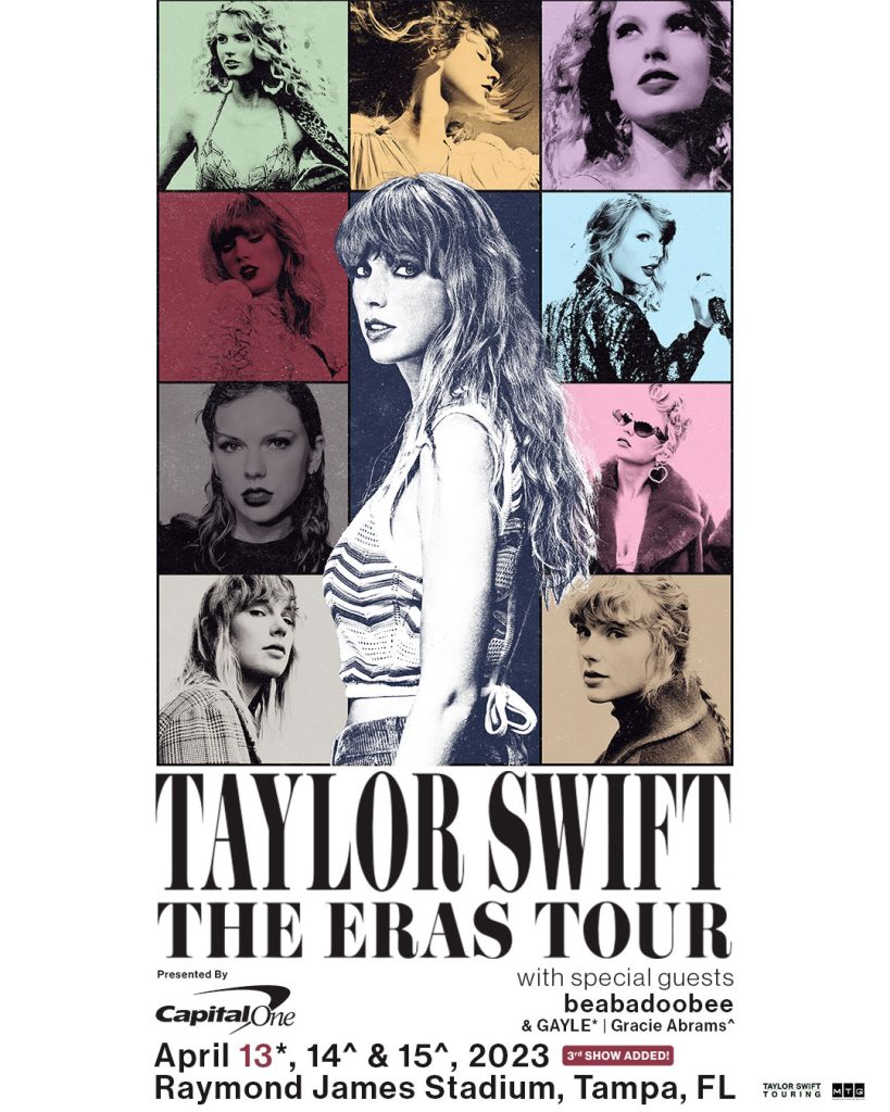 taylor swift concert ticket template